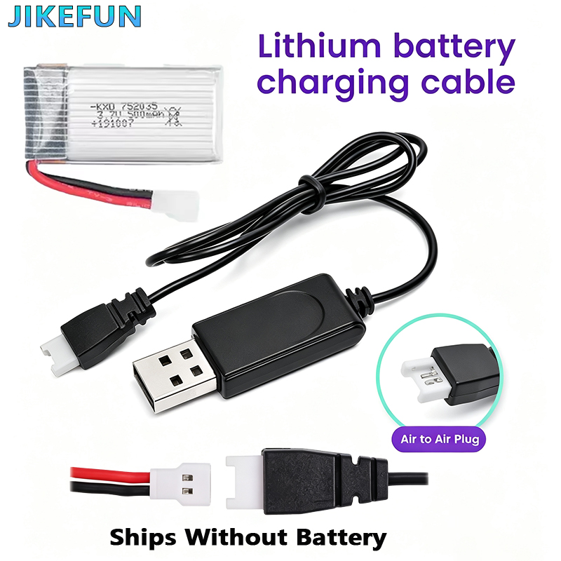 Drone Battery Adapter - 3.7V Lithium Polymer Battery USB Charger