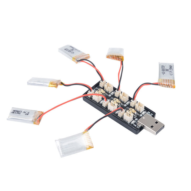 6CH USB 1S LiPo/LiHv 3.7V/4.2V - Drone Battery Adapter 评论和价格